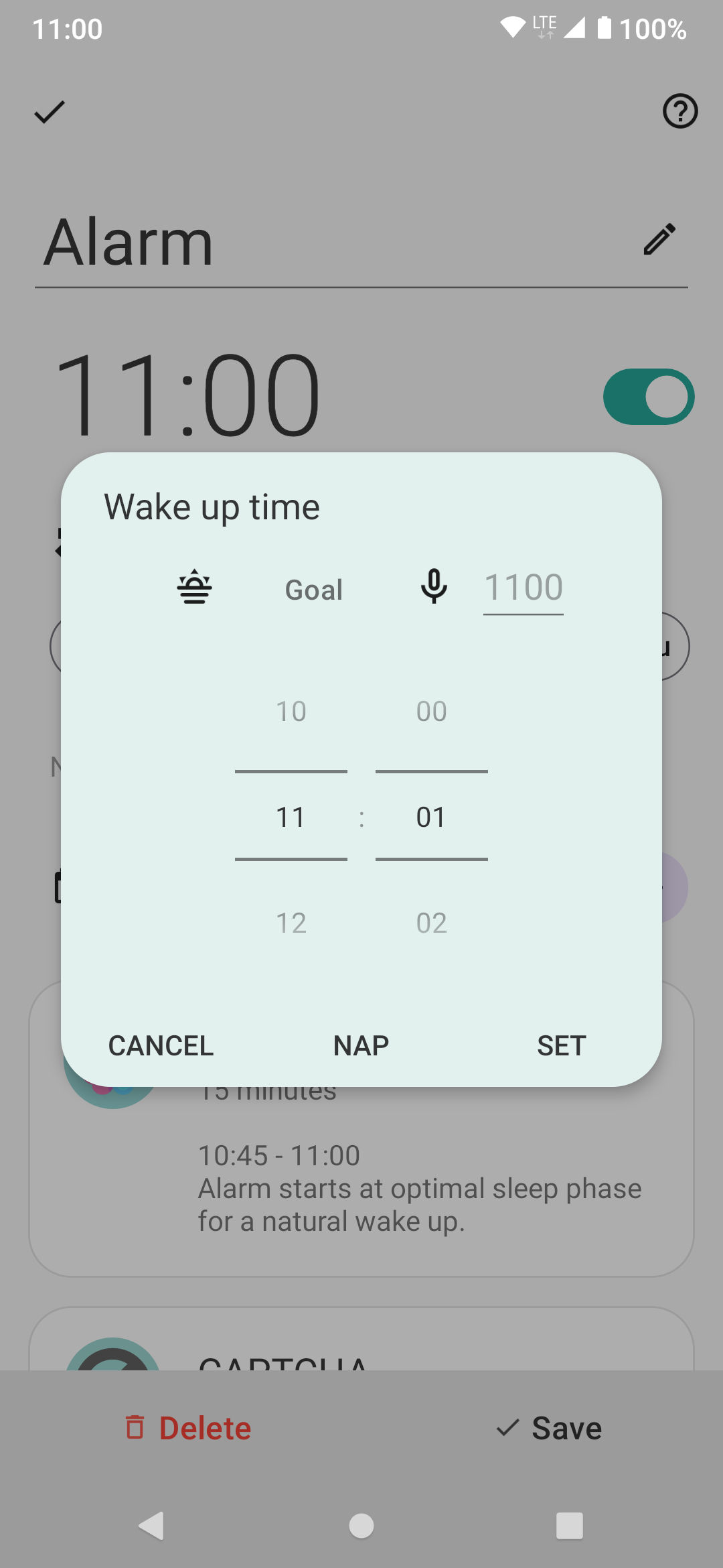 time picker a